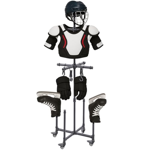 Séchoir hockey sur glace AceOrbit avec support métal noir tactique