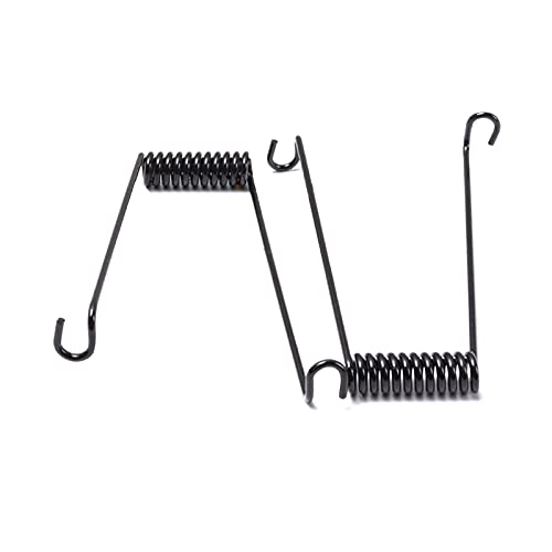 BULINO Stainless Steel Torsion Springs,2 Pcs 2/2.5/3/3.5/4mm Wire Diameter Torsion Manganese Spring Steel Spring Double Torsion Spring, 3.5x17.4x111mm (Color : As Show, Size : 2.5x13.5x97mm)