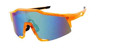 Dweebzilla Oversized Semi Rimless Sport Shield Wrap Around Aviator Sunglasses