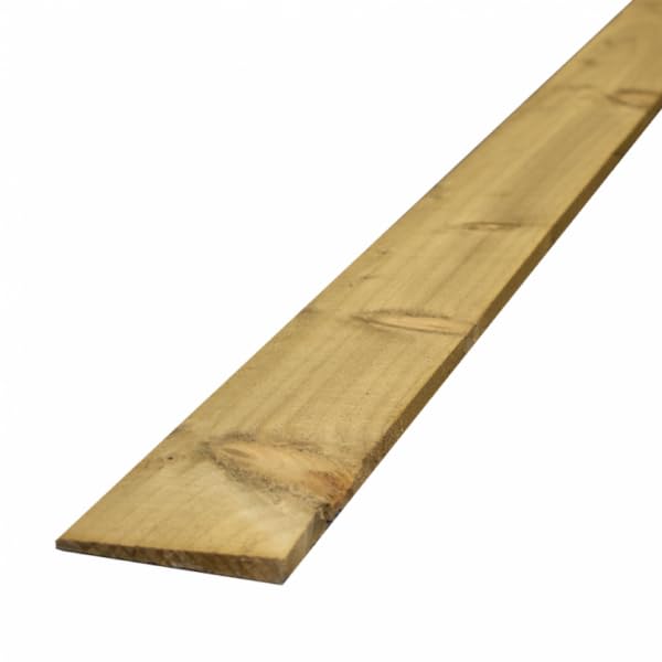 Feather Edge Fence Board - 125 x 11mm x 2.4m - Pack of 8