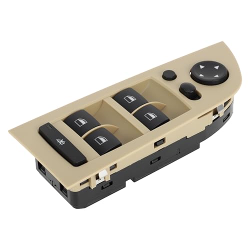 Interrupteur de lève-vitre électrique 61319217334 noir et beige pour BMW 328i 330i 335i