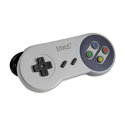 Eaxus® USB Controller für Raspberry Pi/RetroPi PC und Android. Retro Gamepad/Joystick mit 1,4 Meter Kabel.