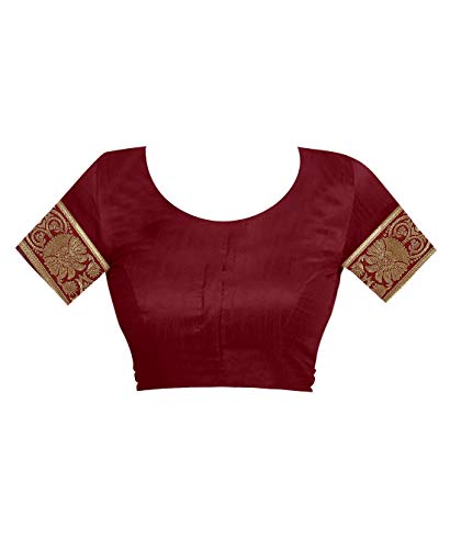 C J Enterprise Women's Pure Soft Kanjivaram Silk Saree for Wedding With Blouse Piece (Pari75 paithani)