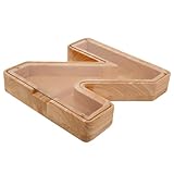 Tirelire en forme de lettre tendance : design simple et adorable rend plus chic et unique pour vos pièces de et autres objets, tirelires