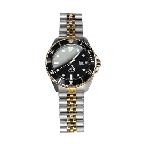 Bracelet montre 22mm acier et or pour Casio Duro MDV106 replacement