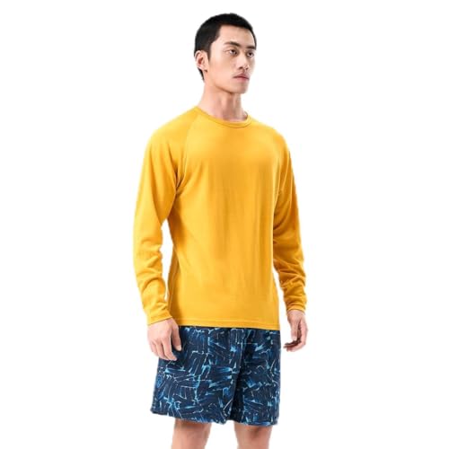 [SHEEP RUN] Men's Merino Raglan Long Sleeve T-Shirt for Outdoor and Sports