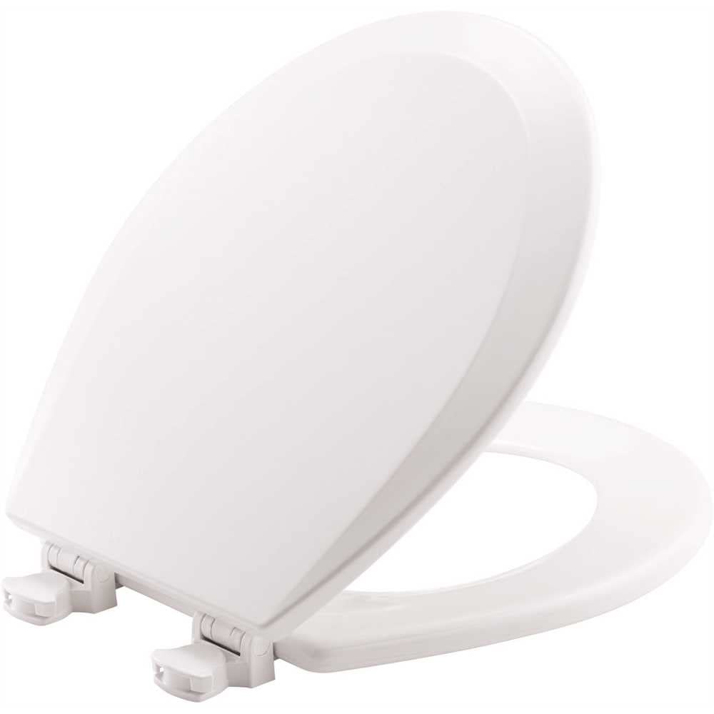Bemis Lift-Off Round Closed Front Toilet Seat in White