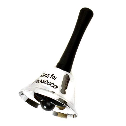 Preisvergleich Produktbild trendaffe Prosecco Glocke Scherzartikel - Prosecco-Glocke Spaßartikel Gadget Prosecco-Tischglocke