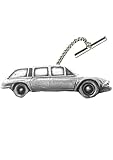 Krawattennadel mit Kette Krawattennadel mit Kette, britisches Oldtimer 2000 MK2 Kombi ref266 Zinn Effekt Design