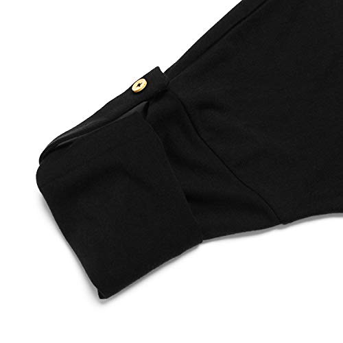 PESION Womens Off The Shoulder Tops Sexy Shiny Metallic Shirts Long Sleeves Fashion Graphic T-shirts Blouses3