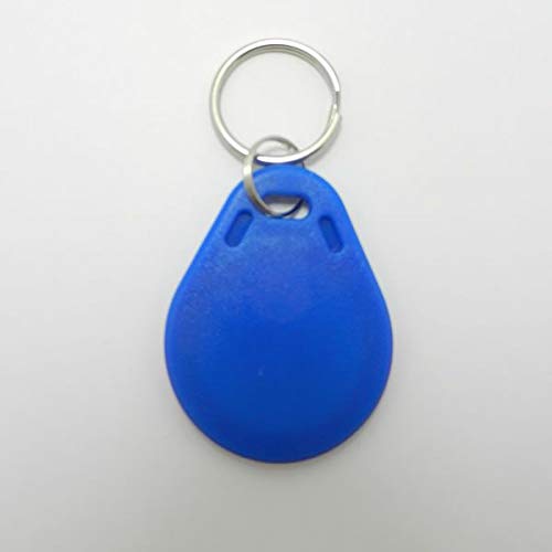 Blue NFC NTAG203 tag keychain