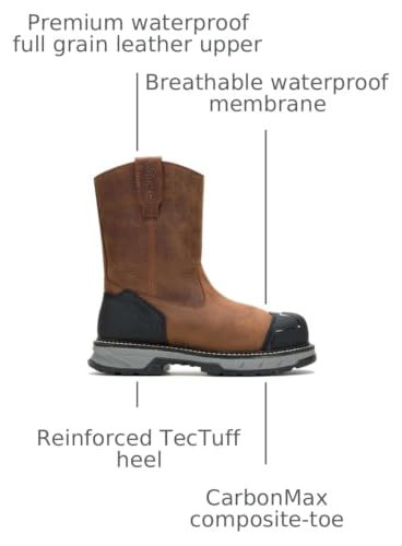 Image of Wolverine Unisex Adult Reforce Heavy Duty Composite Toe Waterproof Wellington
