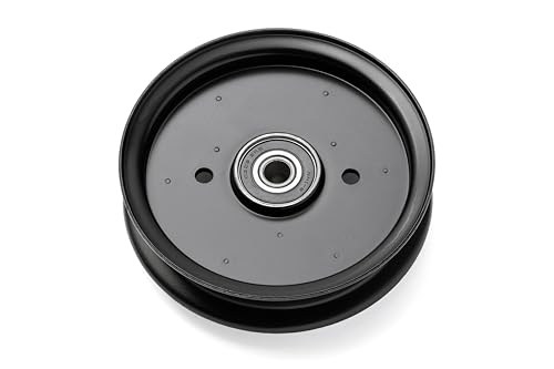 Phoenix Mfg. Flat Idler Pulley, 5 Inch Outside Diameter, Replacement for Hustler 604231, Compatible with 52 Inch Raptor Lawn Mower Models - Thumbnail 3