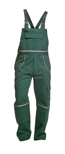 Charlie Barato Arbeitslatzhose Herren – Robuste Latzhose für Arbeit, Baustelle und Handwerk – Strapazierfähige Arbeitshose mit Hosenträgern (DE/NL/SE/PL, Numerisch, 52, Regular, Regular, Grün) Charlie Barato Arbeitslatzhose Herren – Robuste Latzhose für Arbeit, Baustelle und Handwerk – Strapazierfähige Arbeitshose mit Hosenträgern (DE/NL/SE/PL, Numerisch, 52, Regular, Regular, Grün)