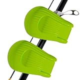 Gungtj Clips für Angelruten - Anti-Rutsch Organizer - Verstellbares Zubehör Für Angelruten Mit Zwei Verriegelungsmodi,Für Boot, Garage, Pier, Ufer, Deck, See, Teich