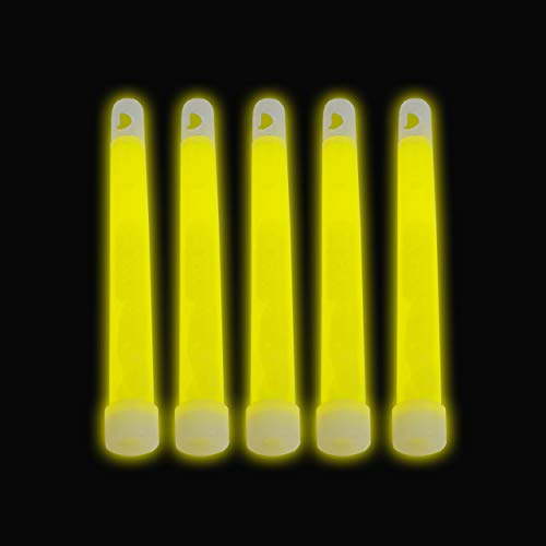 10er Set - Power-Knicklicht/Leuchtstab Tactical Light im Militär-Standard - gelb leuchtend (6" / 15cm) - einzeln verpackt - 30 Minuten Leuchtdauer = sehr hell leuchtend – Bild 4
