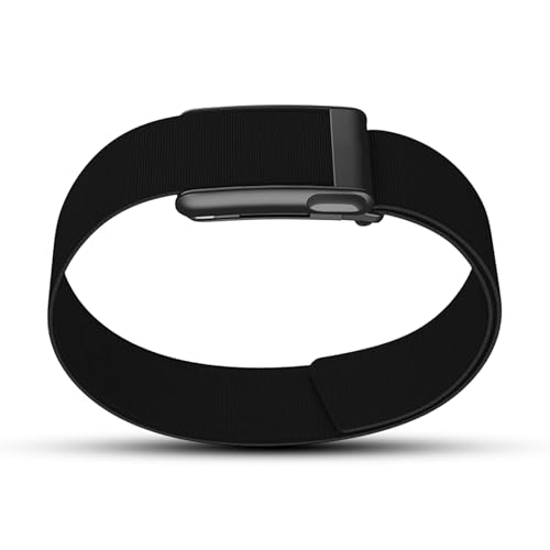 Dado HydroKnit Waterproof Bicep Nylon Sport Band Compatible with WHOOP 5.0 One Peak and Life | Elastic and Comfortable Strap for Active Lifestyles (Black Life/MG)