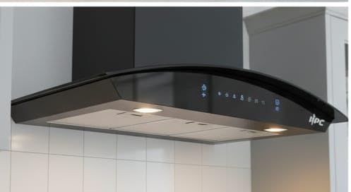HPC 2000 Auto Clean Chimney Black 1300 CMH Wall Ceiling Mounted Kitchen-image-42