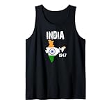 India Mappa Bandiera EST. 1947