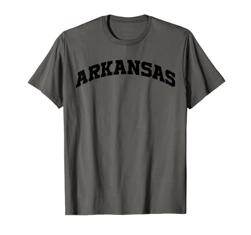 Regalo dell'Arkansas, College University Testo Sport Design Maglietta