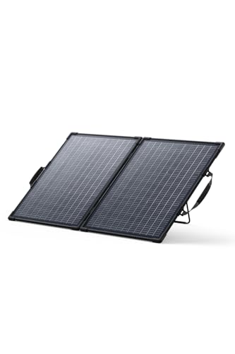 Anker Solix PS100 Dual Portable Solar Panel 両面発電 100Wソーラーパネル ソーラーチャージャー 太陽光パネル 長寿命10年 25%高変換効率 IP67防塵防水 接続簡単 折りたたみ式 小型軽量 持ち運び便利 防災 キャンプ ポータブル電源対応 アンカー