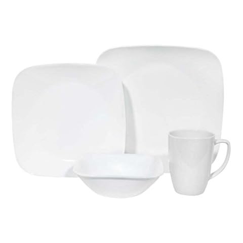 Corelle 16-Piece Pure White Dinner Set Cover