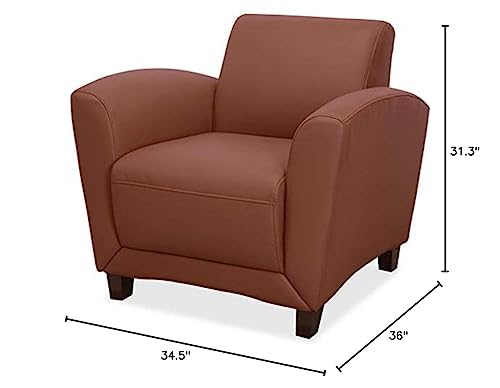 Sillón Plegable Cuero Color Tan miniatura 3