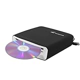 Generic Compact VCD Car CD Player Universal Dish Box Player External Stereo USB Interface for Android Navigation/Smart TV/Desktops Laptops Tablets(Fit for Android Version 4.4 and Above)