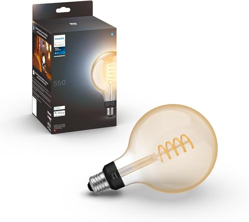 Ampoule LED connectée E27 Philips Hue pour sublimer l'ambiance lumineuse de votre salon chaleureux