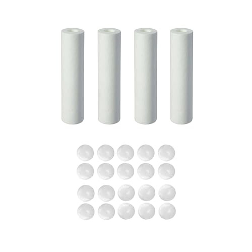 Image of Konvio Neer PP Spun Cartridge for Washing Machine Water Filter to Protects Against Limescale, Hard Water & Odor, Includes 20 Anti-Scalent Balls, (PP Cartridge of Washing Machine Filter)