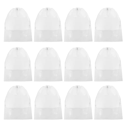 Sac rangement bottes chaussures PATIKIL blanc contre la poussière en voyage, lot de 12