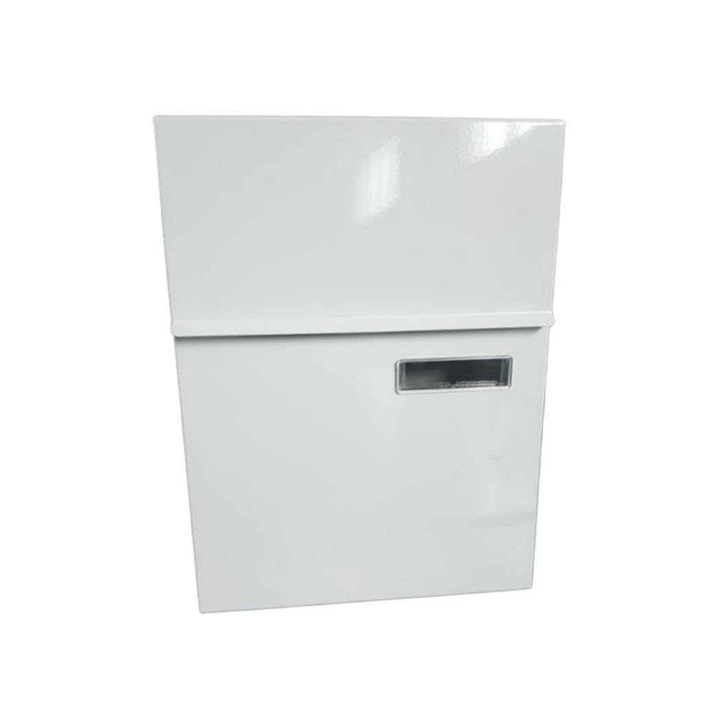 ALCXAZS Wall Mount Mailbox Stylish Outdoor Metal Large Capacity Iron Letterbox Locking Security Mailbox Letter Box Is Made Of Galvanized Iron Wall Mounted