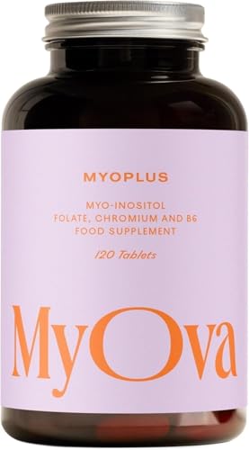 MyOva Myoplus - Myo-inositol PCOS Supplement, 120 Vegan Tablets