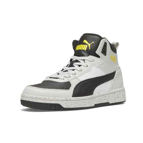 PUMA Mens Rebound Joy Speckle High Sneakers Shoes Casual - Off White2