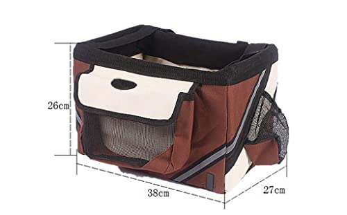 ZPDD Huisdieren Gaan Zakken Huisdier Fiets Verwijderbare Mand Kat Hond Fietstas Bike Carrier Seat Bag voor Kleine Hond… - Afbeelding 3