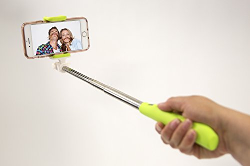 Palo selfie Cullmann 50132 verde de 76 cm con bluetooth para smartphones