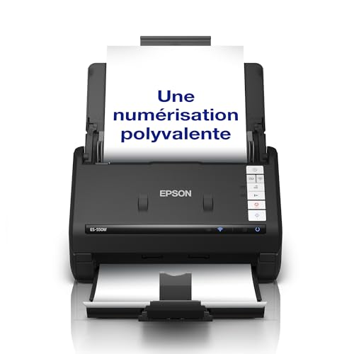 Scanner Epson Workforce ES-550W haute vitesse chargeur automatique 100 feuilles