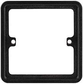 Schneider Electric Lisse Screwless Deco - Single Socket Surround, Spacer, GGBLSPC1BS, Black