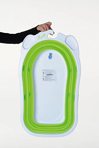 Foppapedretti Soffietto Vaschetta Bagnetto Per Bimbo, ‎per Bambini dalla nascita fino a 15 Kg, 23 x 46 x 81 cm, 2 Kg, Verde