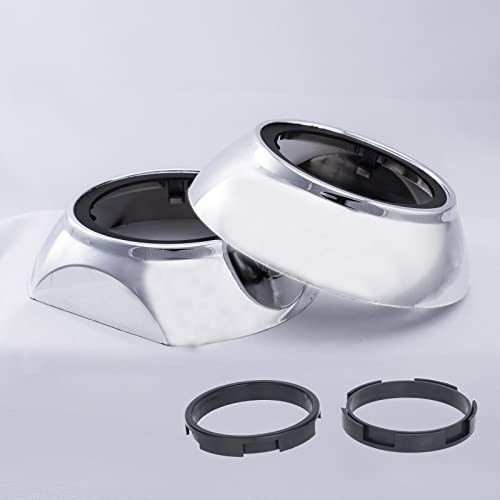 YUFANYA 3.0Inch Projector Shrouds Universal Silver Mask for 2.5Inch or 3.0Inch Projector Lens