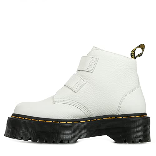 Boots plateforme Dr. Martens Devon Heart 26439100 taille 40 en cuir noir à boucles