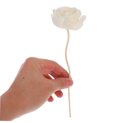 Difusor de varillas con cabezas florales 6 pcs para aromaterapia miniatura 3