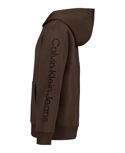 Calvin Klein boys Long Sleeve Pullover Fleece Hoodie2