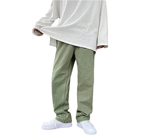 Jeans pour homme violet et vert pantalon hip-hop automne hiver stylé