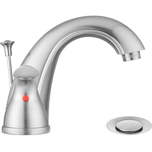 Pacific Bay Treviso Widespread Bathroom Faucet With Pop-Up (Brushed Satin Nickel Plated) #TOP5