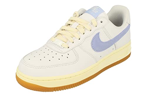 Nike Air Force 1 07 Womens Trainers FD9867 Sneakers Shoes (UK 6.5 US 9 EU 40.5, White Cobalt Bliss Alabaster 100)