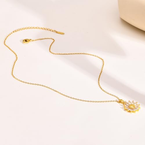 Image of 18k Gold Plated Vintage Dainty Pink Gemstone Bow Pendant Necklace Women Court Style Oval Cut Zircon Necklace