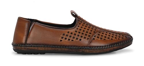 Image of Server Men's Loafer | Ethnic Shoes | Pathani Shoes Mojadi | Peshawari Slip On Shoes | Wedding Juttis | Party Shoes | Men's Fashion Shoes with TPR Sole