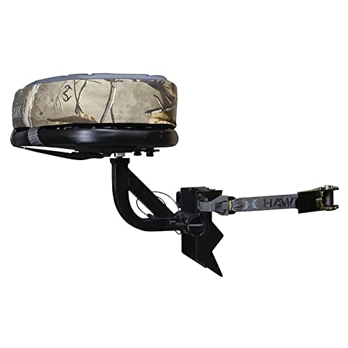 Hawk Any Angle 360 Degree Memory Foam Layered Steel Hunting Tree Seat with 7-Tilt Angle Adjustments
