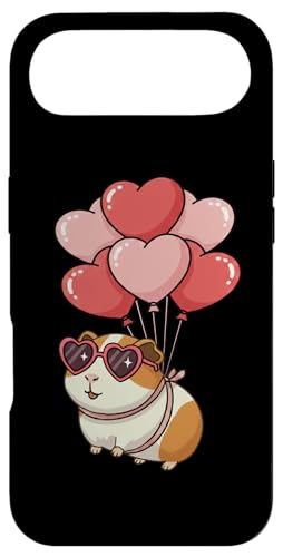 Cute Girls Womens Kids Valentines Day Heart Guinea Pig Lover �X�}�z�P�[�X iPhone Air �p